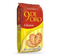 BIZCOCHOS 9 DE ORO SALADO