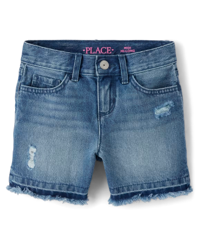 Children's Place - 6/7 - Jeans Cortos