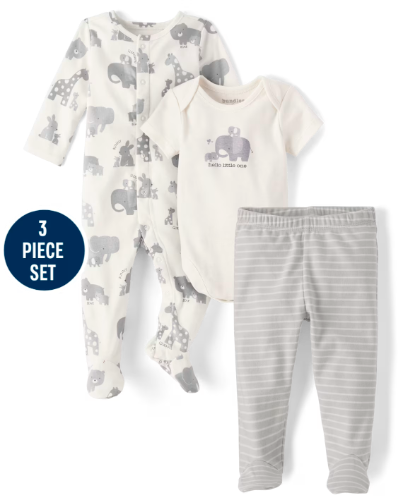 Children's Place - Baby Animal Take Me Home 3-Piece Set