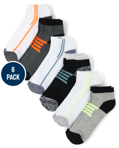 Children's Place - Medias - 6pk - Multicolour - 11/2 Youth