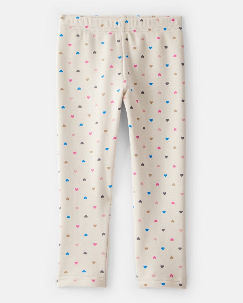 Carters Licra - Hearts Cream