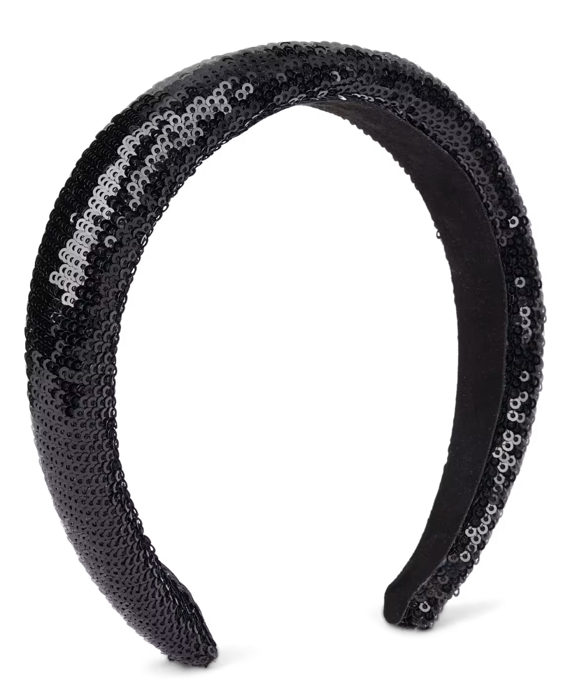 Children's Place - Girls Sequin Headband Negro