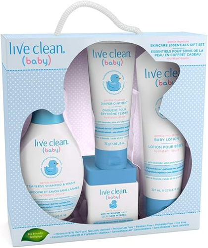 Live Clean Baby Gentle Moisture Baby Essentials Gift Set
