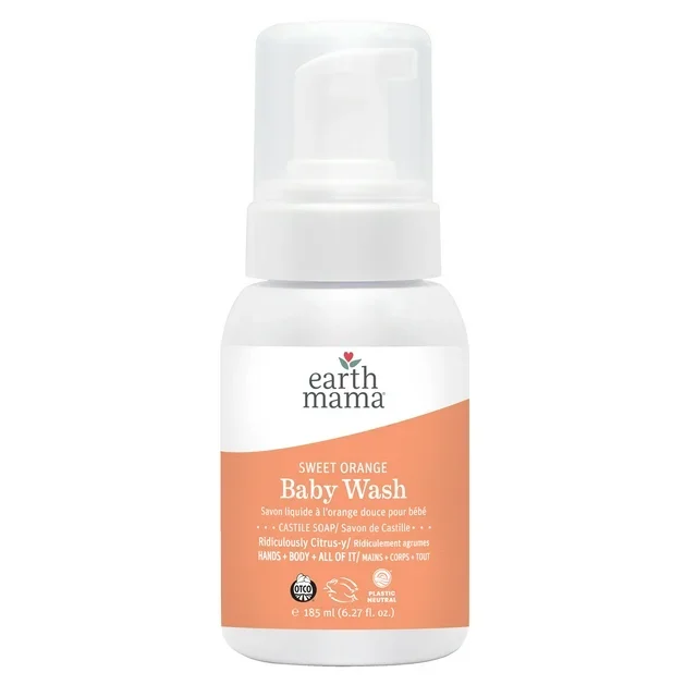 Earth Mama Sweet Orange Baby Wash