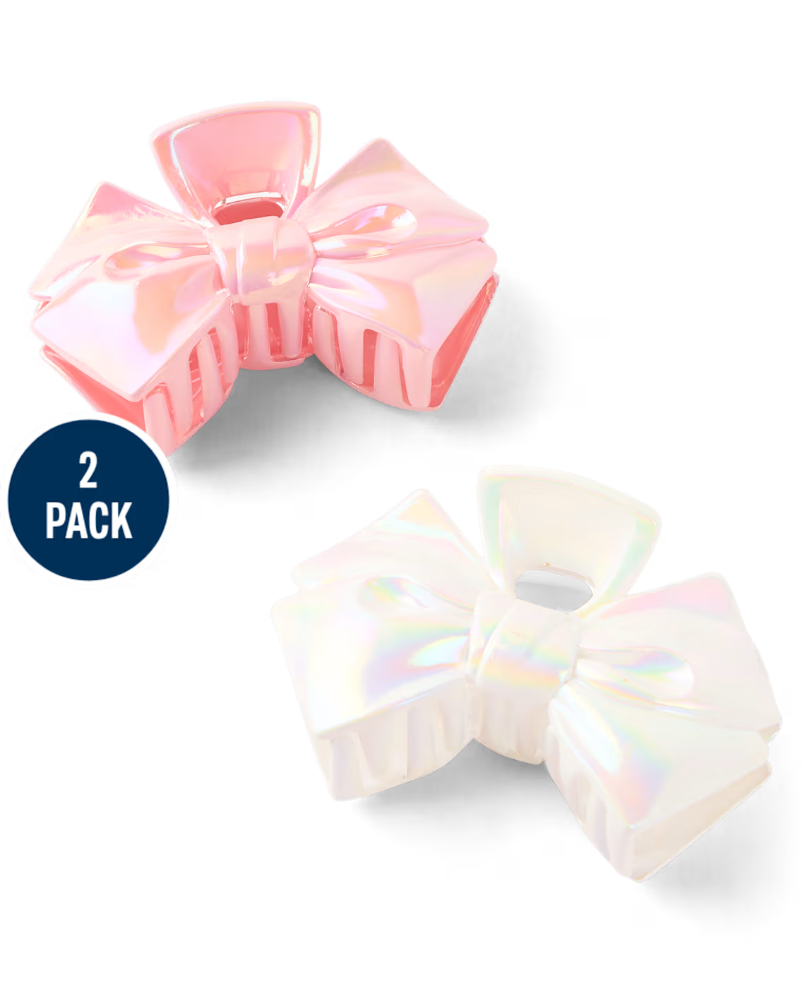 Children's Place Girls Bow Claw Clip 2-Pack