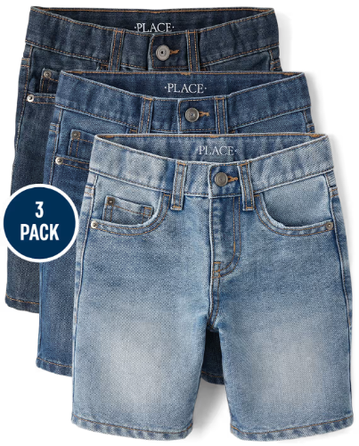 Children's Place - Jeans Cortos Bermudas - C/U