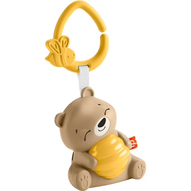 Fisher-Price Beary Soothing Portable Baby Infant Sound Machine with Customizable Timer