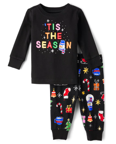 Children's Place - Pijama de Navidad - Tis the Season