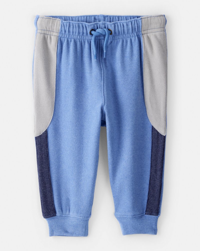 Carters - Baby Boy Colourblock Joggers - Blue/Grey