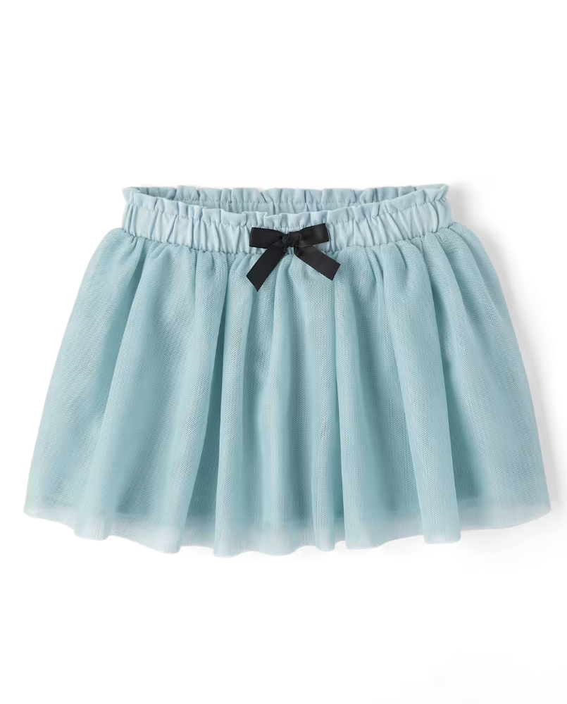 Children's Place - Toddler Girls Mesh Tutu Skirt - AZUL - 12-18M