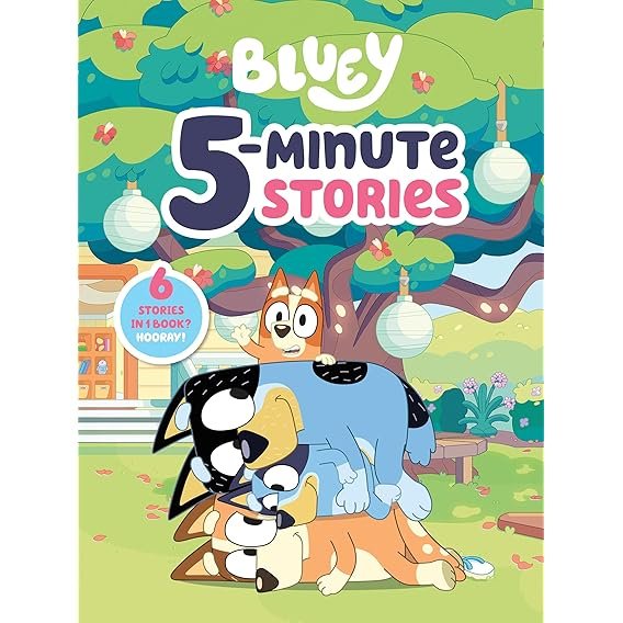 Bluey 5-Minute Stories 6 Stories in 1 Book