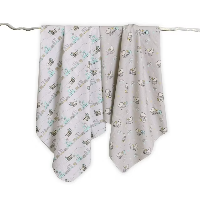 Disney 2-Pack Flannel Receiving Blankets - Dumbo