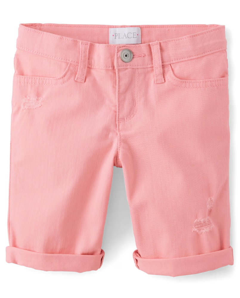 Children's Place - Pantalones Cortos - Rosada - 8