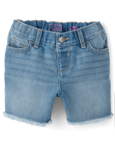Children's Place - Jeans Cortos - Serena Wash Jeans