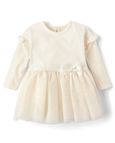 Children's Place - Vestido - Baby Girls Tutu Bodysuit Dress