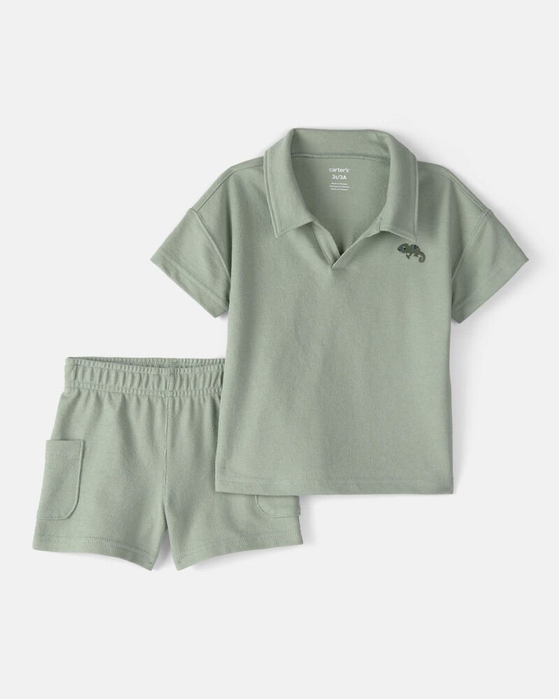 Carters - conjunto - verde - 5T
