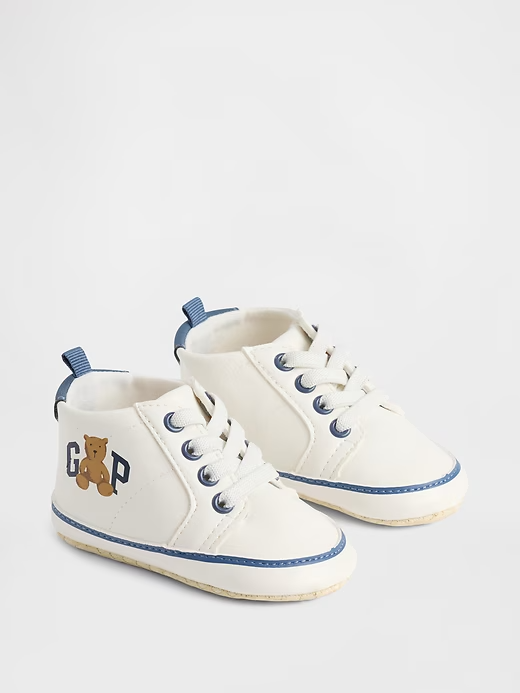 GAP - Baby Brannan Bear Logo Sneakers - 6-12 M