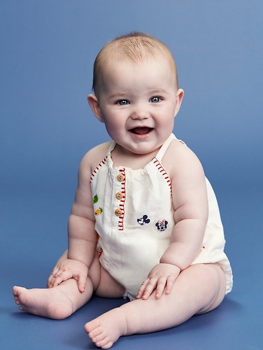 Old Navy -  Disney Linen-Blend Sleeveless One-Piece Romper for Baby