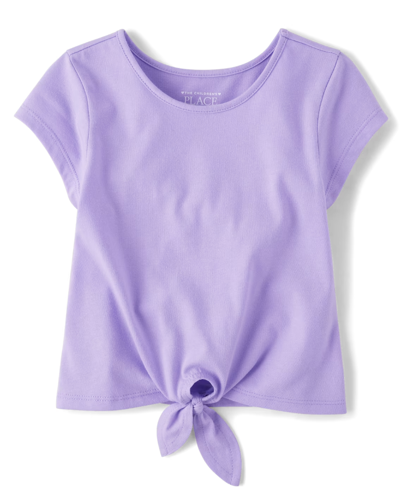 Children's Place - Tie Front T Shirt - Morado