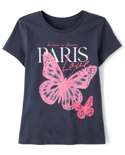 Children's Place - T Shirt Polo - Mariposa Paris - S