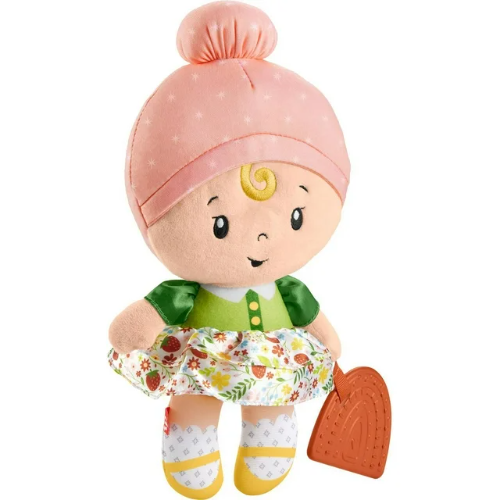 Fisher-Price Cuddle & Chime First Babydoll with Rainbow Teether