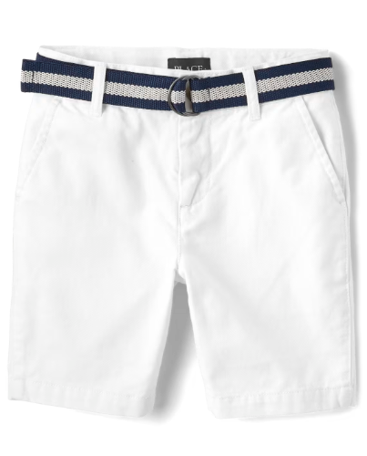 Children's Place - Pantalones Cortos - Corre Blanco