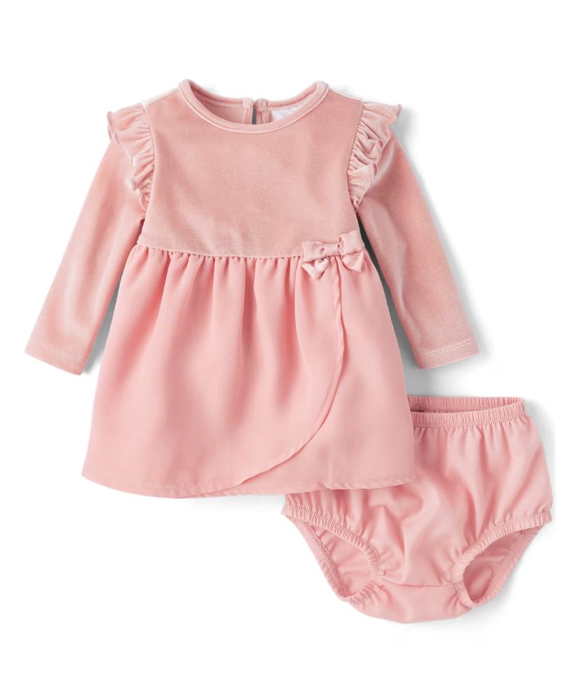 Children's Place - Vestido - Tutu wrap rosada - 9-12 M