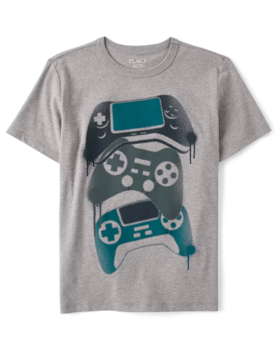 Children's Place - T Shirt - Polo - Game Controllers - XS
