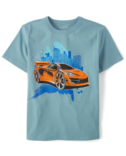 Children's Place - T Shirt - City Car - XS