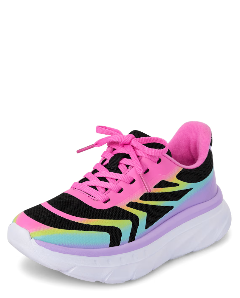 Children's Place - Girls Rainbow Running Sneakers - Y11