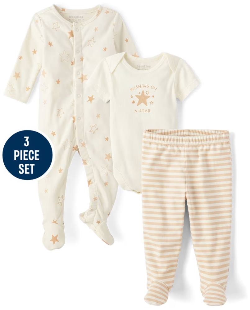Children's Place - Baby Star 3-Piece Take Me Home Set