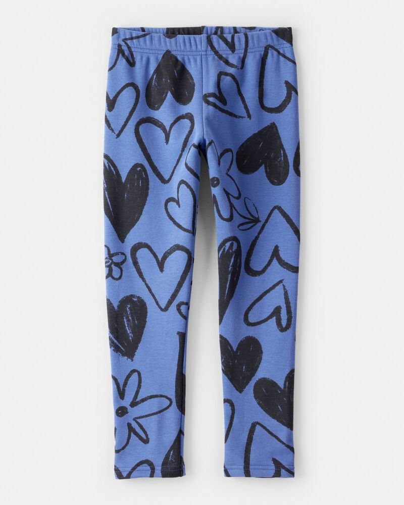 Carters licra - hearts azul - 5T