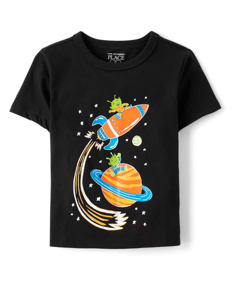 Children's Place - T Shirt - Space Alien - 12-18 M