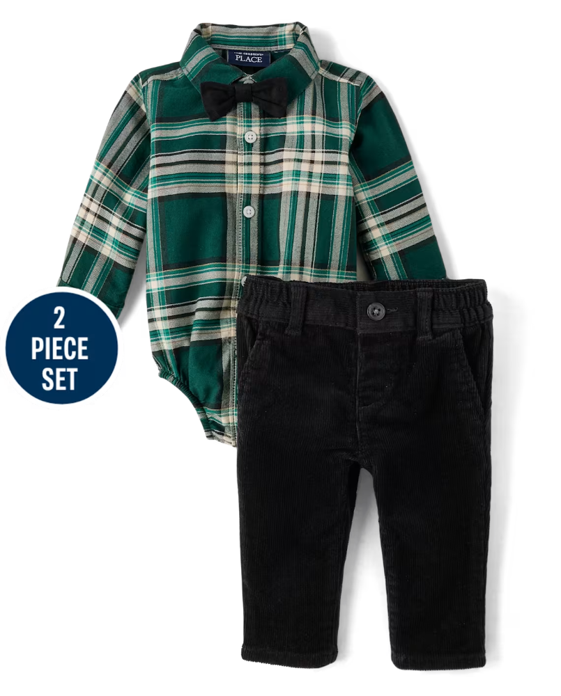 Children's Place - 9-12 M - Balt Green Conjunto