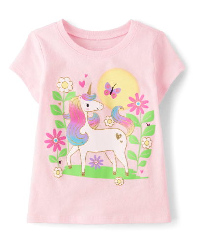 Children's Place - T Shirt - Unicorn - 3T