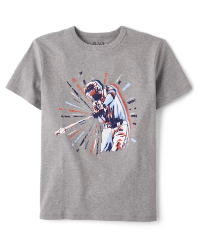 Children's Place - T Shirt - baseball gris - XS