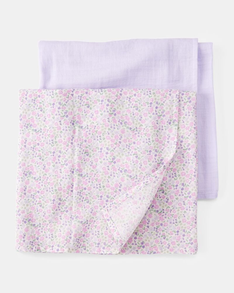 Carters - 2-Pack Muslin Swaddle Blankets