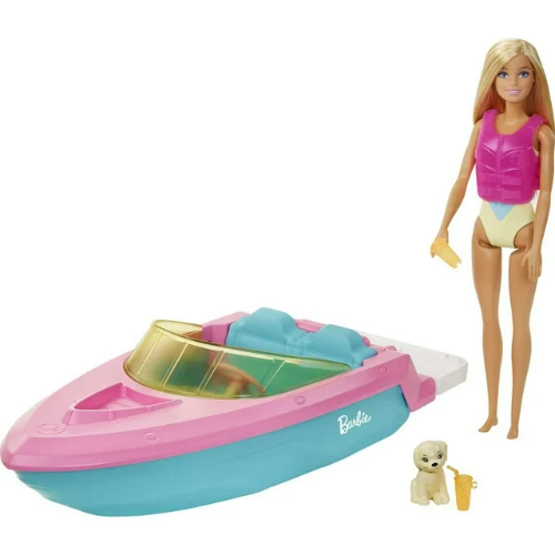 Barbie - Doll and Boat Playset