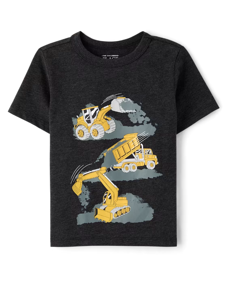 Children's Place - T Shirt - Construction - 5Y