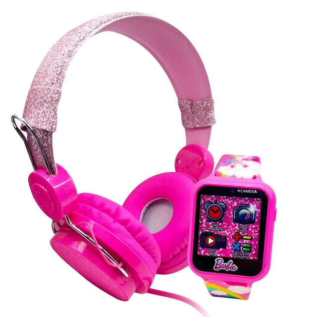 Barbie Touch Screen Interactive Watch and Headphone Set