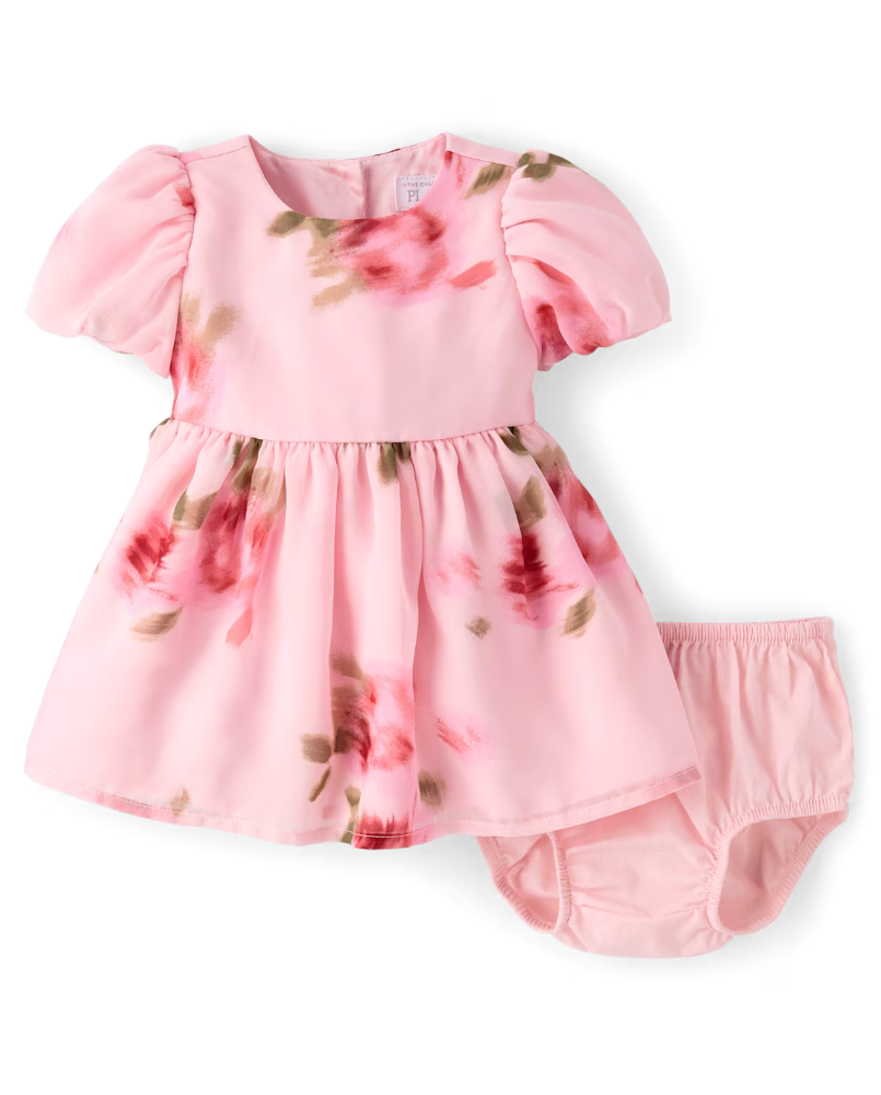 Children's Place - Vestido - Rose Mint Floral