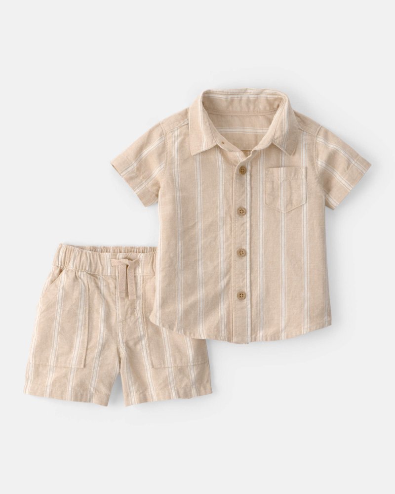 Carters - conjunto - khaki - newborn