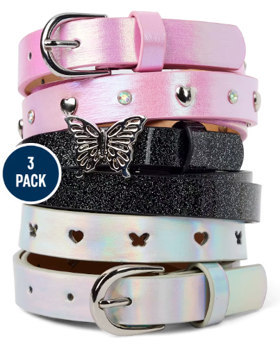 Children's Place - correa - Girls Butterfly - 3pk