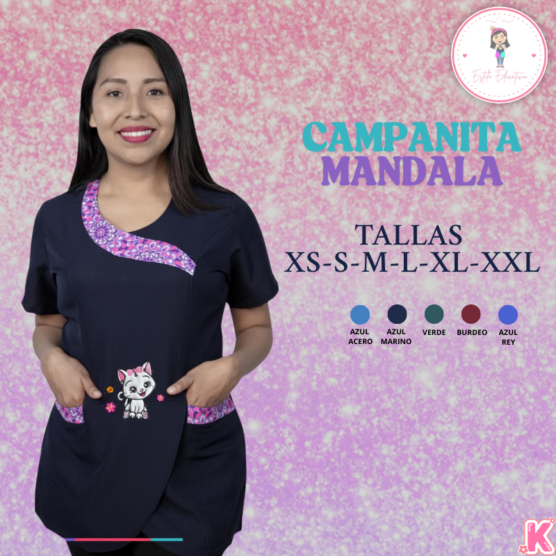 Delantal Campanita Mandala