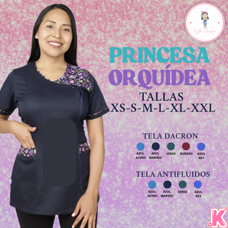 Delantal Princesa Orquidea S.B
