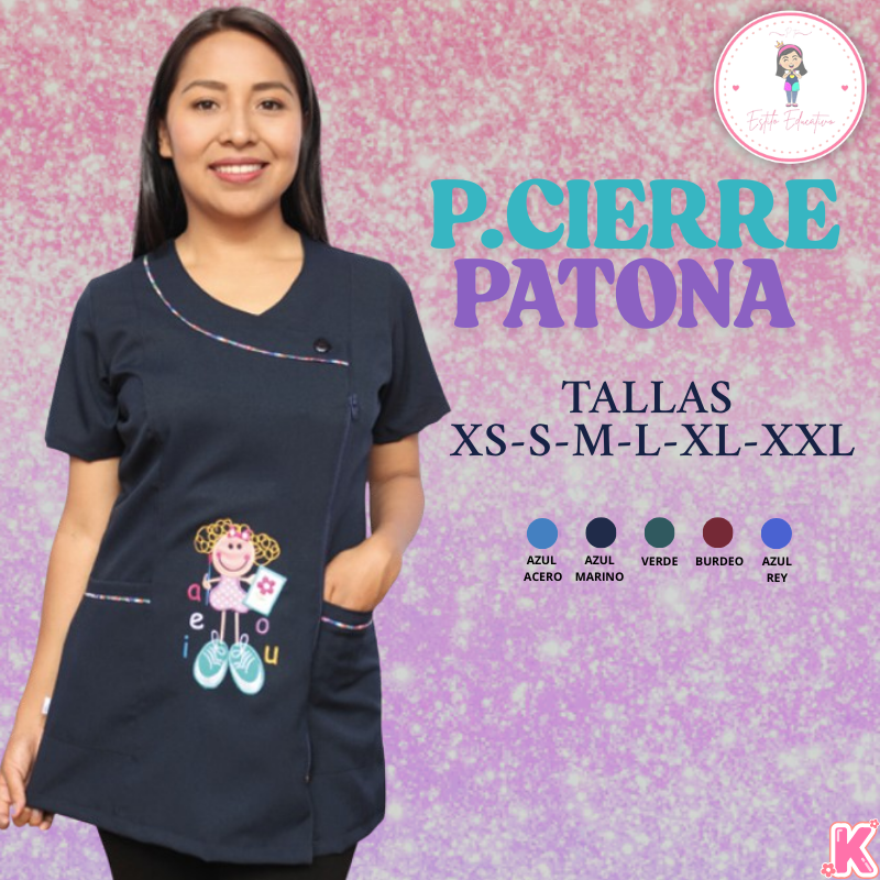 Delantal P.cierre Patona