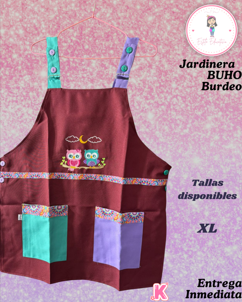 Jardinera Buho Xl Burdeo