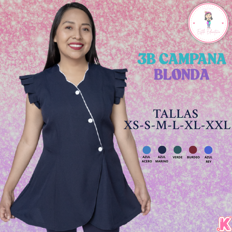Delantal 3B Campana Blonda.