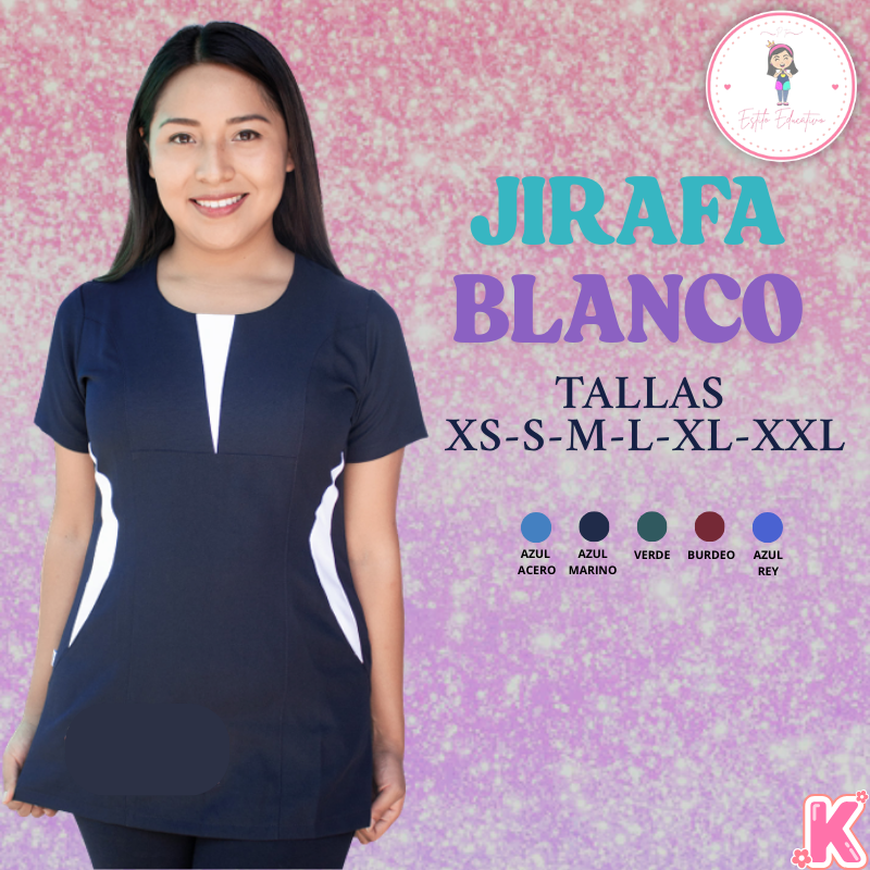 Delantal Jirafa Blanco S.B