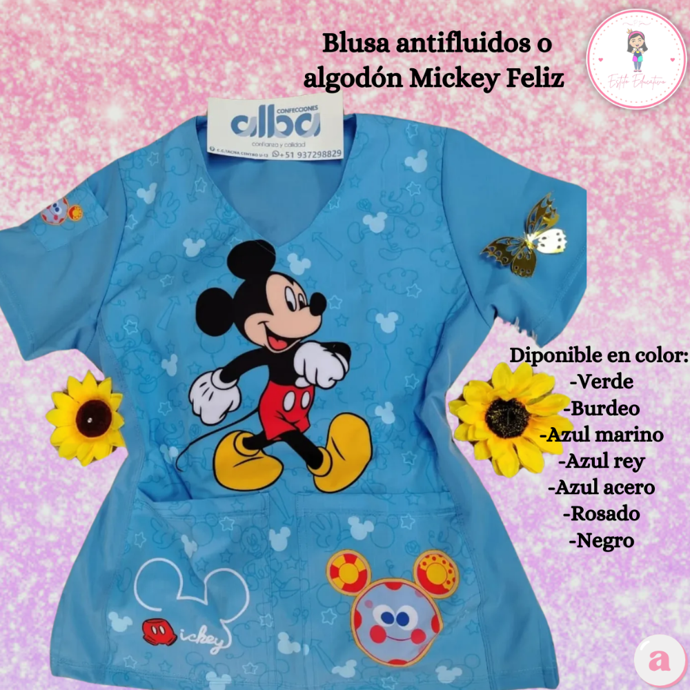 Antifluidos Mickey Feliz